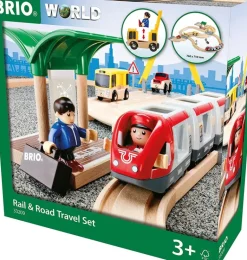 Brio - Rail & Road Travel Set