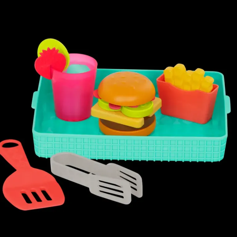 B. toys – Mini Chef - Build-a-Burger Playset