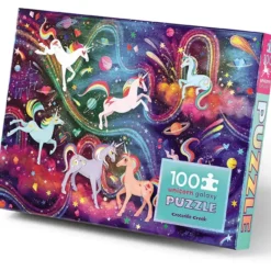 Crocodile Creek - Holographic Unicorn Galaxy Puzzle 100pc