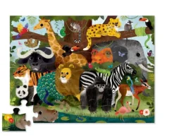 Crocodile Creek - Puzzle Floor 36pcs Jungle Friends