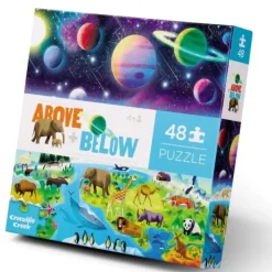 Crocodile Creek - Puzzle 48pcs - Above & Below Earth & Space