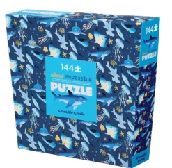 Crocodile Creek - Puzzle 144pcs - Almost Impossible Sharks