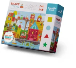 Crocodile Creek - Puzzle 24pcs - Shape Town