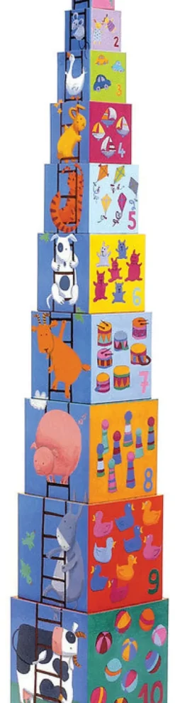 Djeco - Funny Stacking Blocks