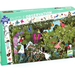 Djeco - Puzzle Observation 100pcs - Garden Play Time