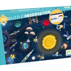 Djeco - Puzzle Observation 200pcs - Space