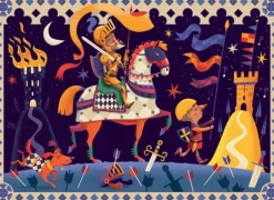 Djeco - Puzzle Silhouette 36pcs - Don Quixote