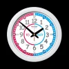 Easy Read - Wall Clock - To/Past - Red/Blue