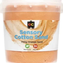 EC - Sensory Cotton Sand 700G Tub Orange