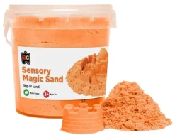 EC - Sensory Magic Sand 1Kg Tub Orange