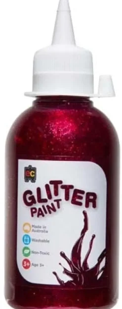 Edvantage - Glitter Paints 250ml - Magenta