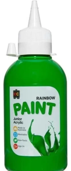 Edvantage - Rainbow Paints 250ml - Leaf Green
