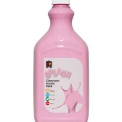 Edvantage - Splash Classroom Acrylic Paint 2Ltr - Cupcake Pink
