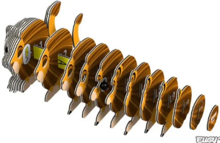 EUGY - Lion 3D Puzzle