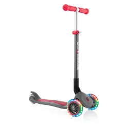 Globber - Primo Foldable with LIGHTS Scooter - Red