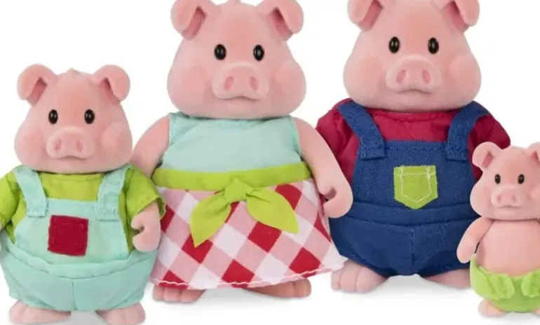 Lil Woodzeez - Family - Curlicue Pigs