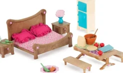 Lil Woodzeez - Playset Master Bedroom and Dining Set