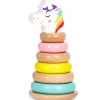 Little Tikes - Wooden Critters Shape Stacker - Unicorn