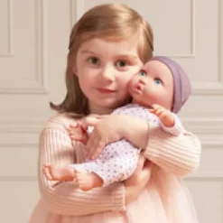LullaBaby – Baby Doll – Lilac Polka Dot Pajama