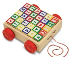 Melissa & Doug - Classic ABC Block Cart