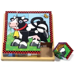 Melissa & Doug - Farm Cube Puzzle