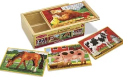 Melissa & Doug - Farm Puzzles In A Box