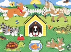 Melissa & Doug - Peg Puzzle - Pets