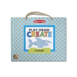 Melissa & Doug - Play Draw Create Reusable Drawing & Magnet Kit Ocean