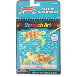 Melissa & Doug - Scratch Art - Sealife - ON the GO Travel Activity