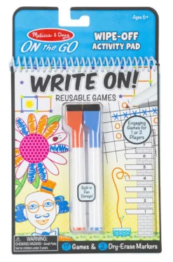 Melissa & Doug - Write On Resusable Games - Write-Off - ON the GO Travel Activity