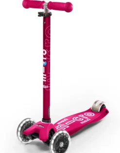 Micro - Maxi Deluxe LED Scooter - Pink