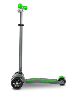 Micro - Maxi Deluxe Pro Scooter - Grey/Green