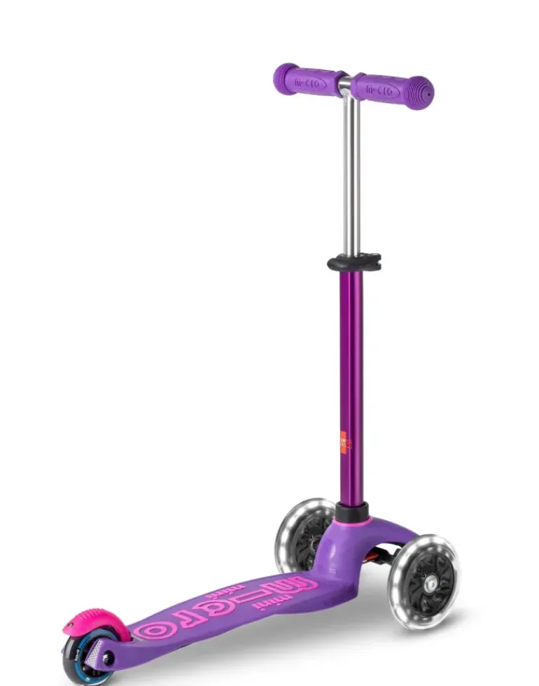 Micro - Mini Deluxe LED Scooter Purple & Pink
