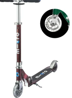 Micro - Sprite LED Scooter - Autumn Red