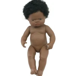Miniland - Doll 38cm African Girl In Bag