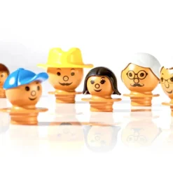 Mobilo - Light Brown Figures 6 Pack