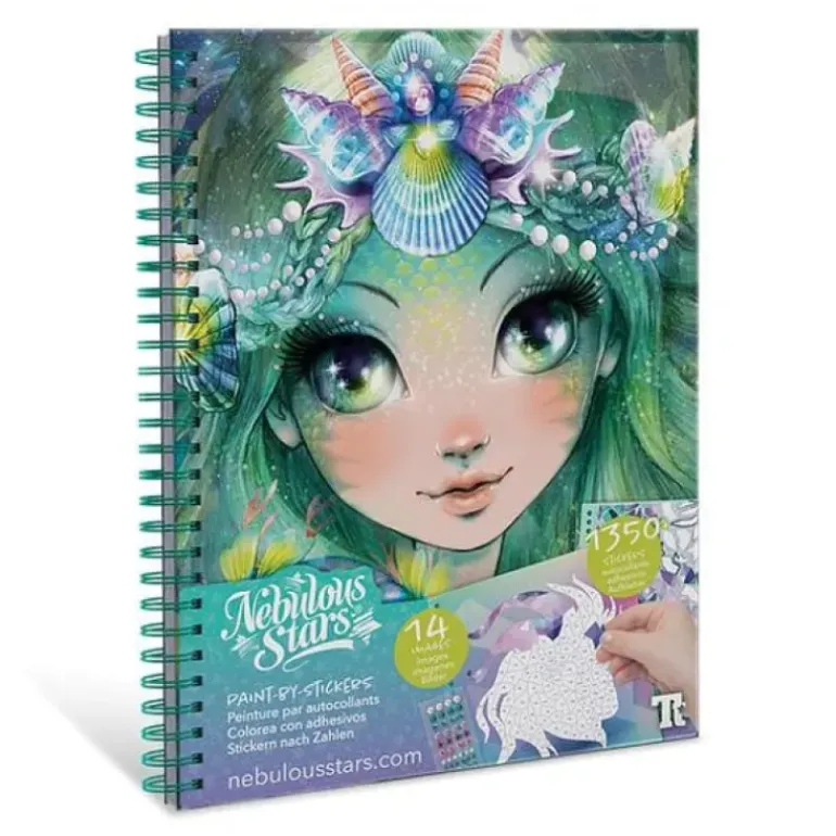 Nebulous Stars - Creative Book Paint By Stickers