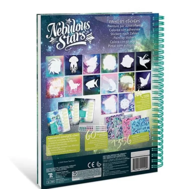 Nebulous Stars - Creative Book Paint By Stickers