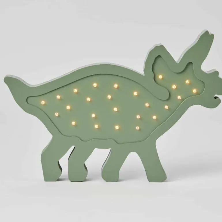 Pilbeam - Wooden Light Triceratops