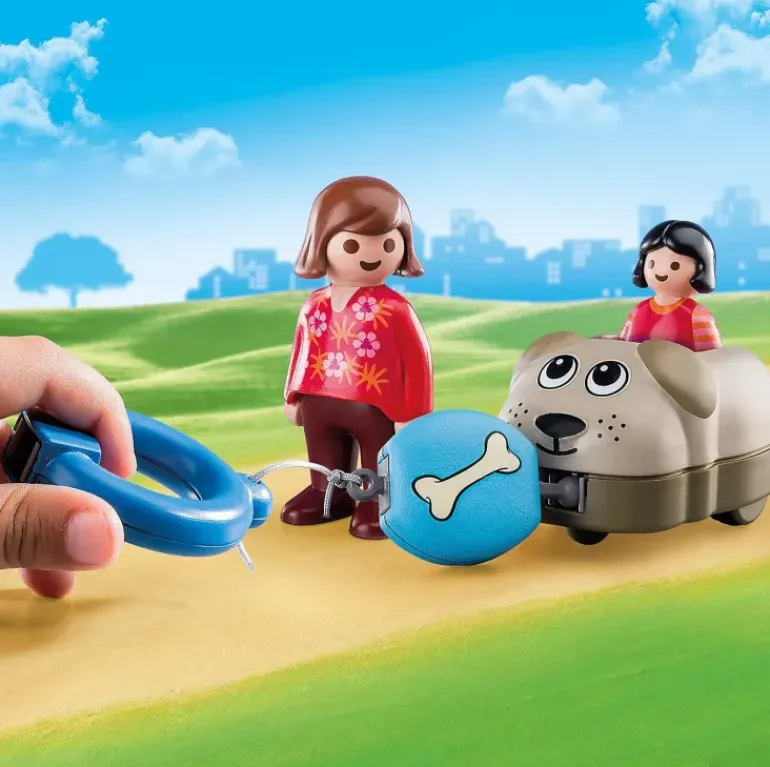 Playmobil - 1.2.3 Dog Train Car (70406)