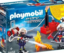 Playmobil - Fire Firefighters With Water Pump (9468)
