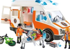 Playmobil - Hospital Ambulance With Flashing Lights (70049)