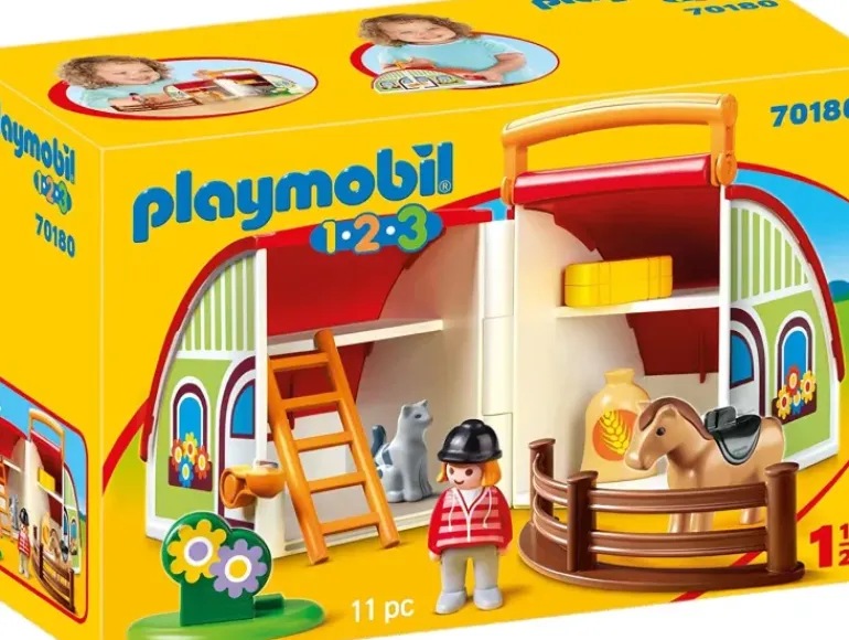 Playmobil - 1.2.3 My Take Along Farm (70180)