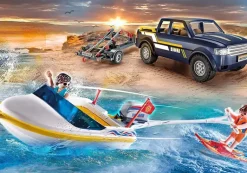 Playmobil - Pick Up With Speed Boat (70534)