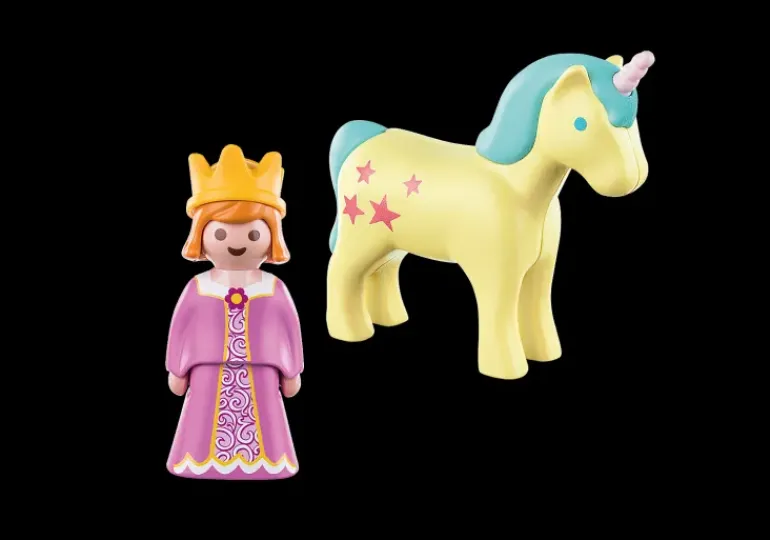 Playmobil - 1.2.3 Princess With Unicorn (70127)