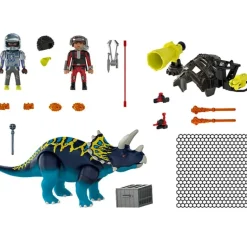 Playmobil - Triceratops Battle for the Legendary Stones (70627)