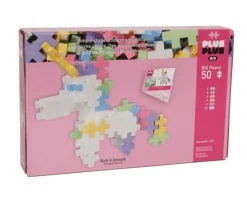 Plus Plus Puzzles - BIG - Pastel - Unicorn - 50 Pcs