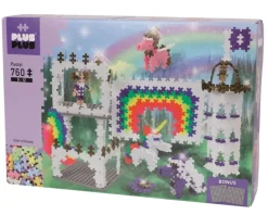 Plus Plus Puzzles - Pastel - Rainbow Castle - 760 Pcs