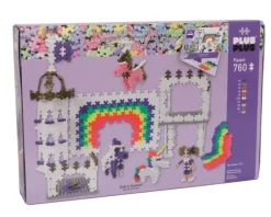 Plus Plus Puzzles - Pastel - Rainbow Castle - 760 Pcs