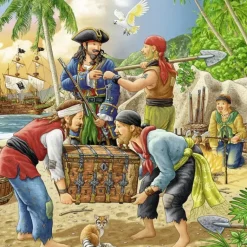 Ravensburger - 3 x 49Pc Adventure On The High Seas Puzzle